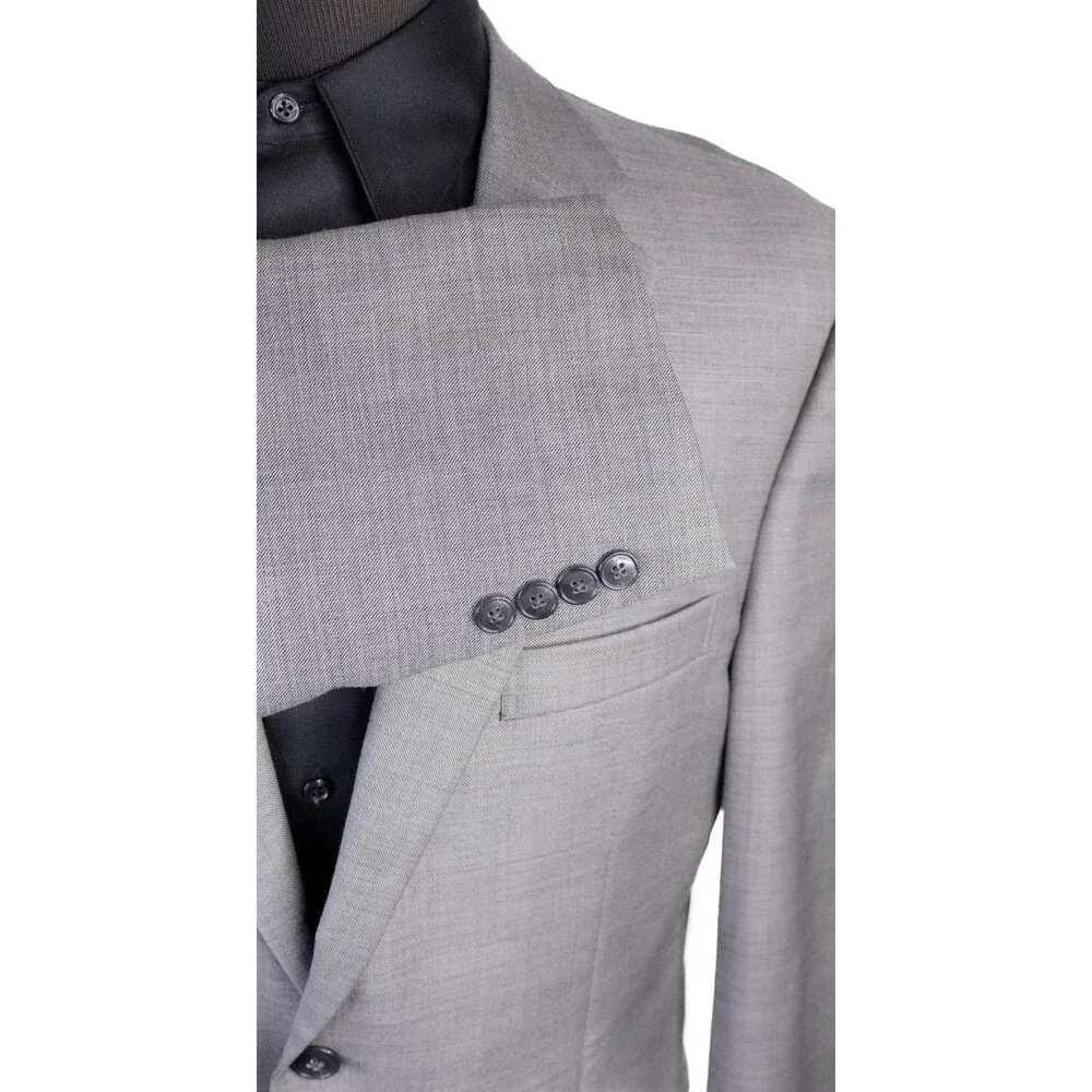 Jos. A. Bank Traveler's Blazer Sport Coat Sz 39R Wool Two Button Gray Jacket